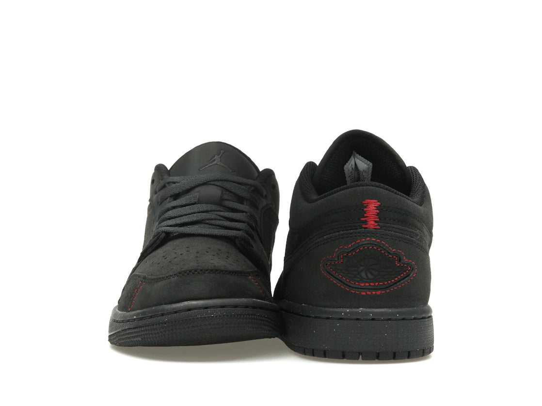 Jordan 1 Low SE Craft Dark Smoke Gray Varsity Red