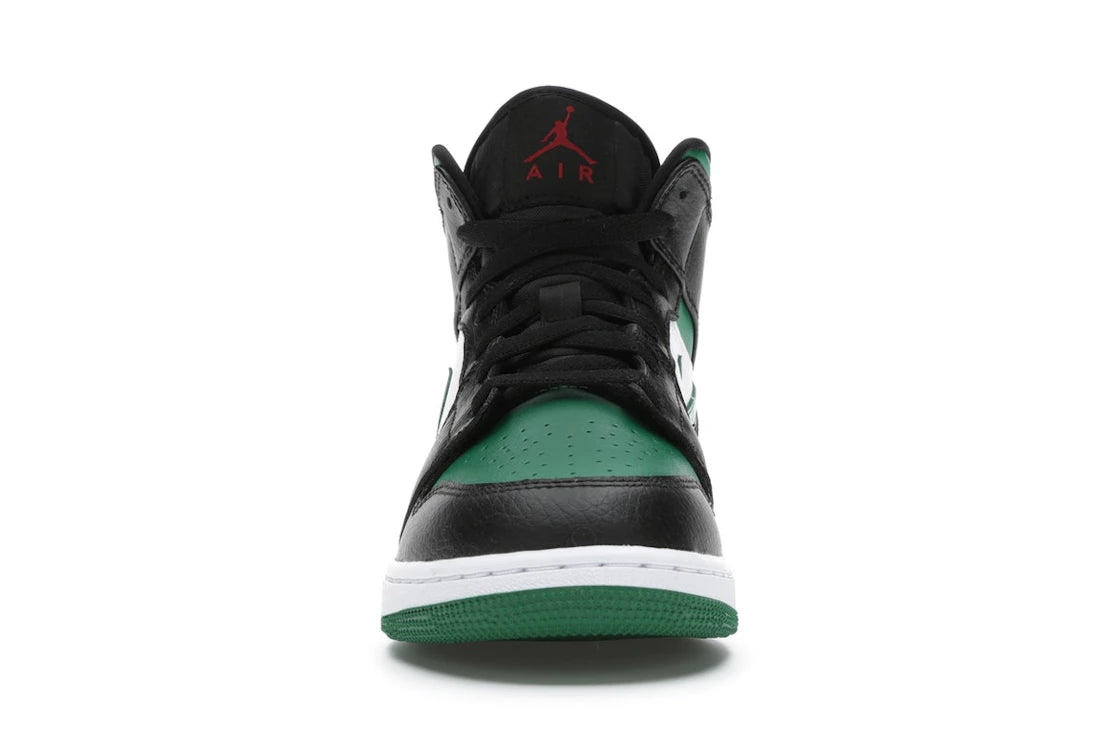 Jordan 1 Mid Green Toe (GS)