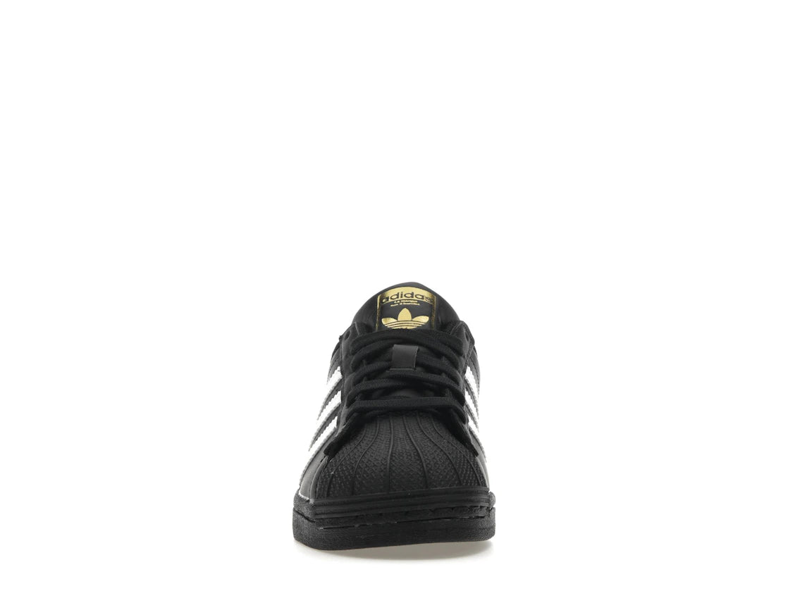 adidas Superstar Core Black Cloud White Gold (GS)