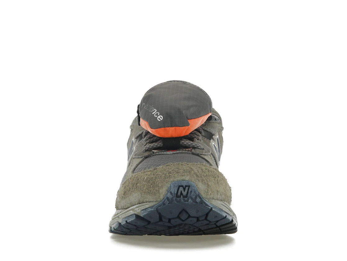 New Balance 2002R Grey Brown Pouch