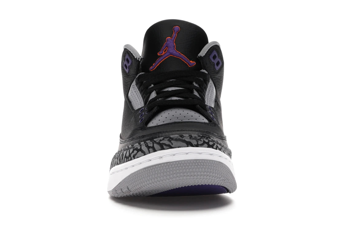 Jordan 3 Retro Schwarz Court Lila