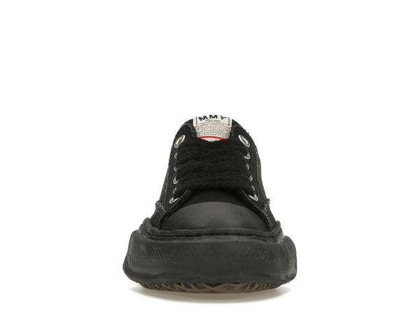 Maison Mihara Yasuhiro Peterson OG Sole Canvas Low Schwarz Schwarz