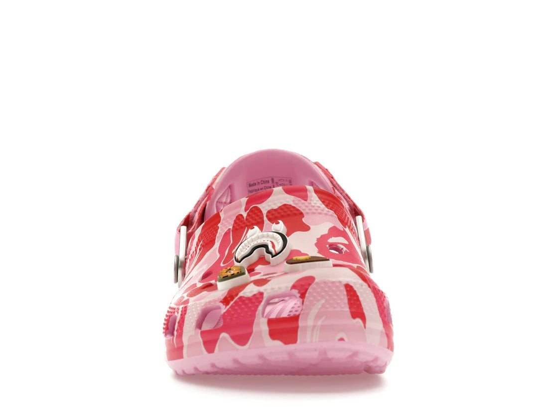 Crocs Classic Clog A Bathing Ape ABC Camo Pink (Kids)