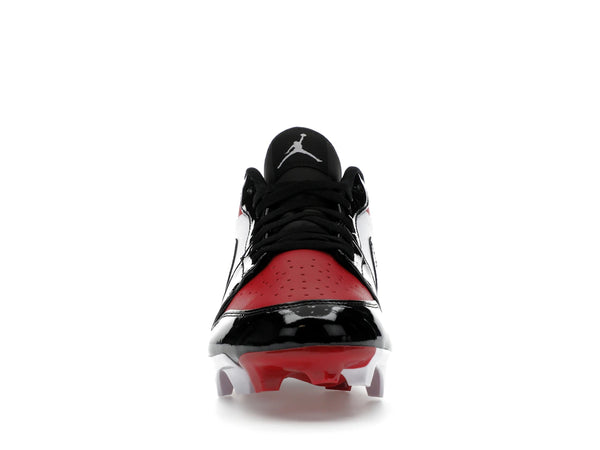 Jordan 1 Low TD Cleat Patent Bred Toe