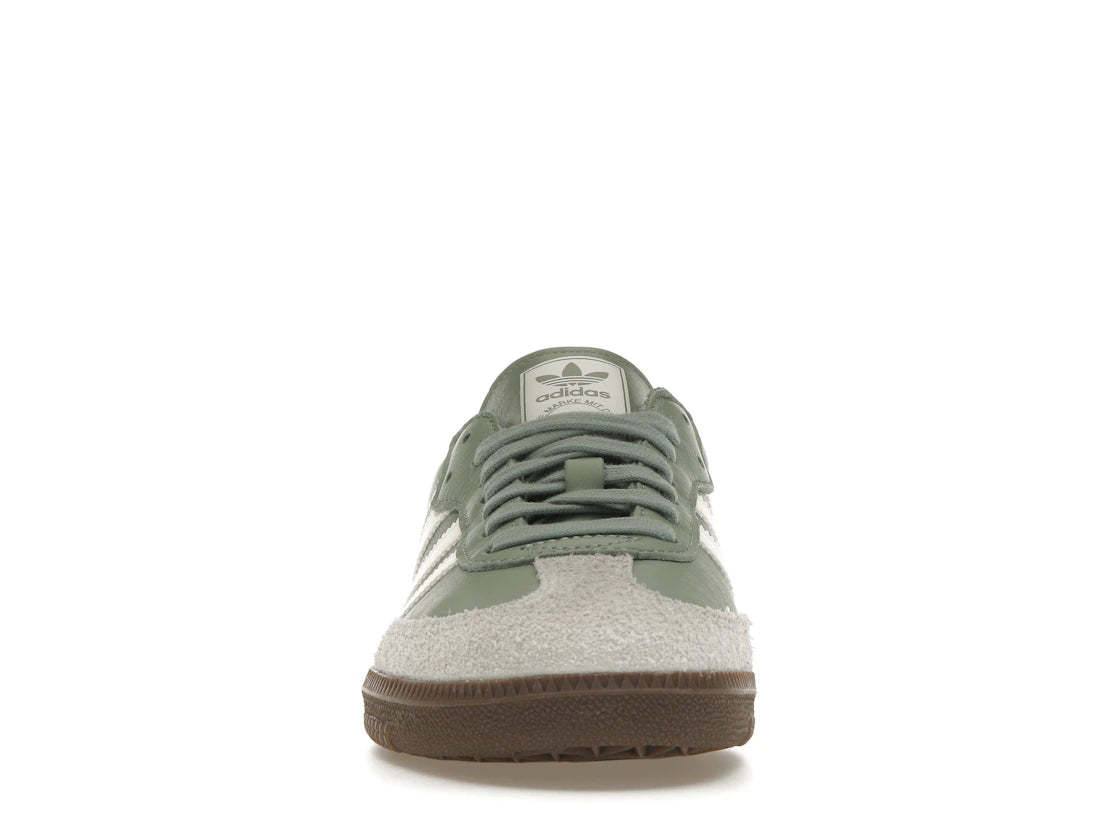 adidas Samba OG Silver Green Chalk White