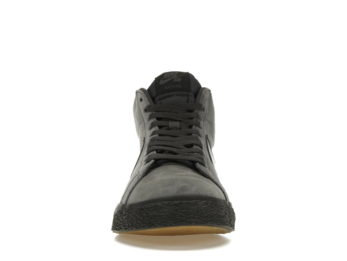 Nike SB Zoom Blazer Mid Anthrazit Schwarz - vue secondaire B