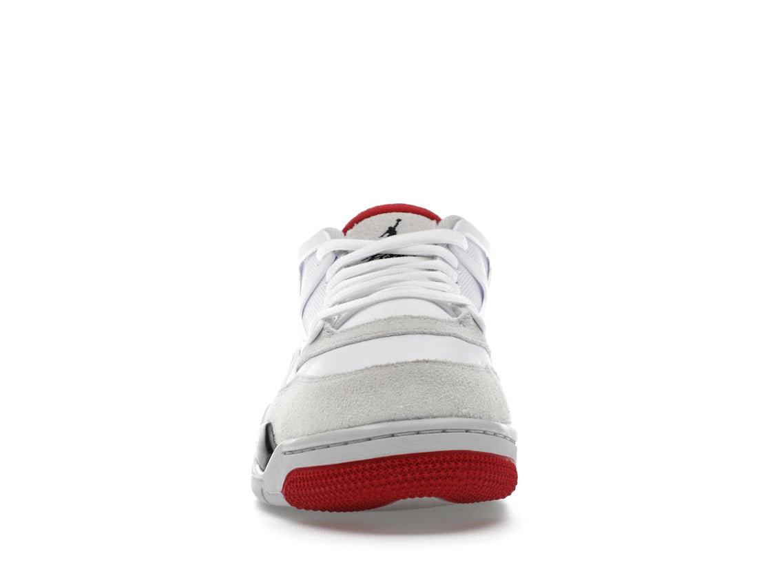 Jordan 4 RM Weiß/Feuerrot