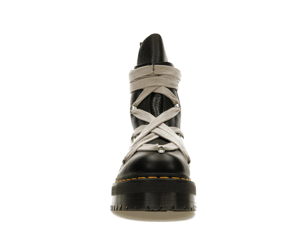 Dr. Martens 1460 Quad Leather Sole Pentagram Wrap Lace Boot Rick Owens Black