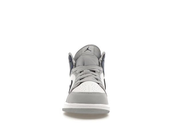 Jordan 1 Mid Wolf Grey Midnight Navy (PS)