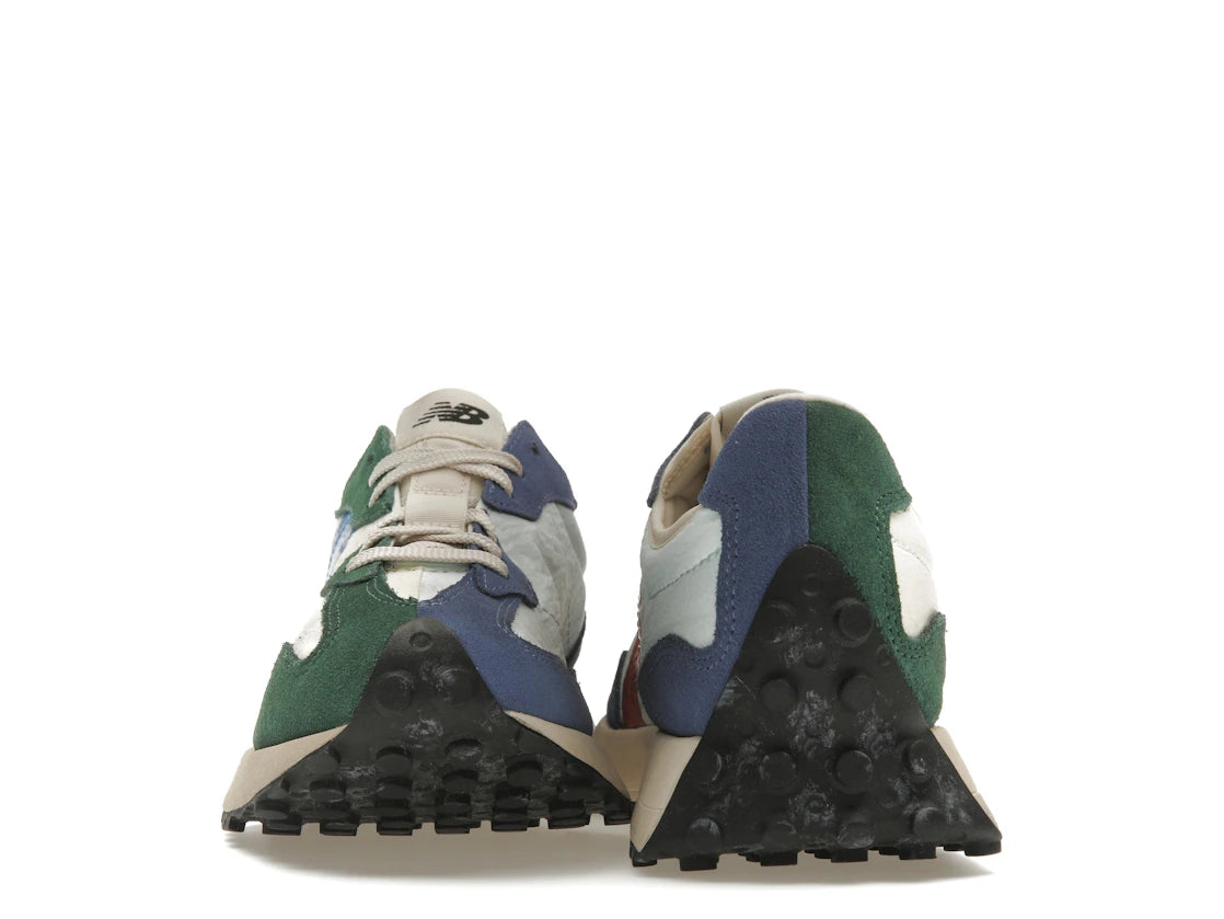 New Balance 327 Forest Green Serene Blue Vintage Worn