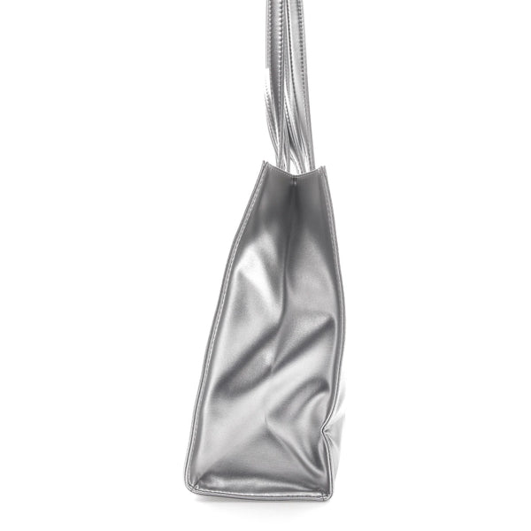 Telfar Shopping Bag Medium Silver