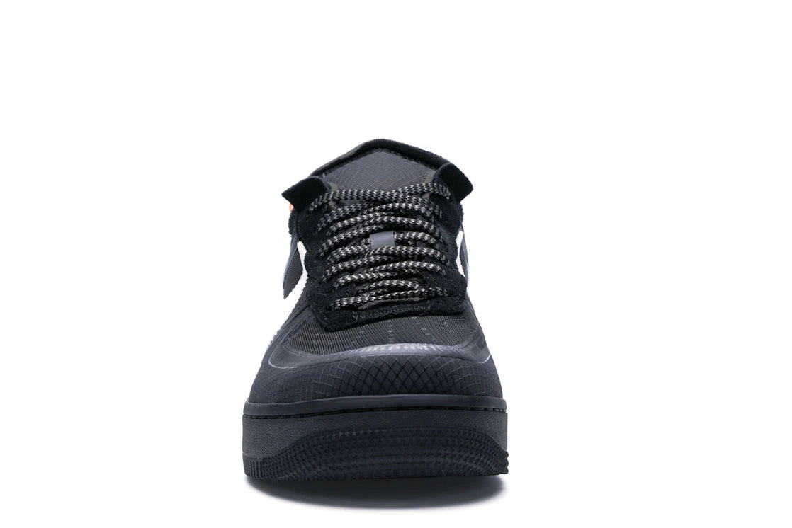 Nike Air Force 1 Low Off-White Schwarz Weiß - vue secondaire B