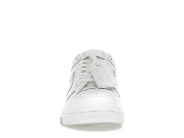 OFF-WHITE Out Of Office OOO Low Tops White Silver