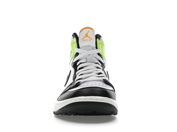 Jordan 1 Retro High Golf White University Gold Volt Black