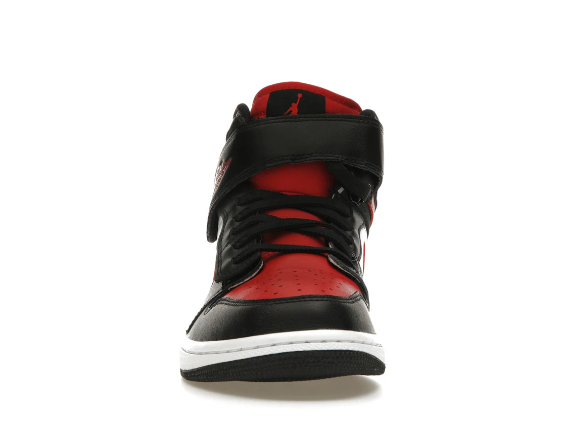 Jordan 1 High FlyEase Schwarz Weiß Feuerrot
