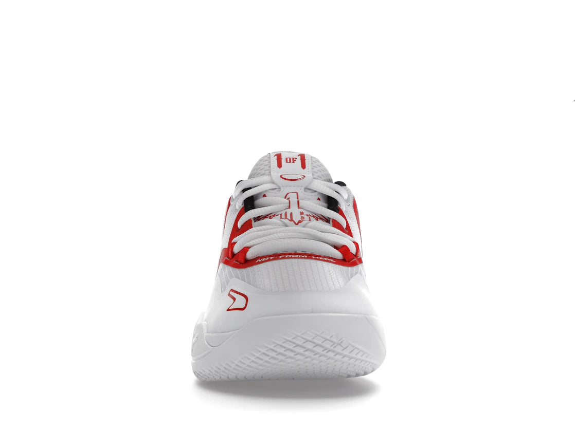 Puma LaMelo Ball MB.01 Lo Team Colors White High Risk Red
