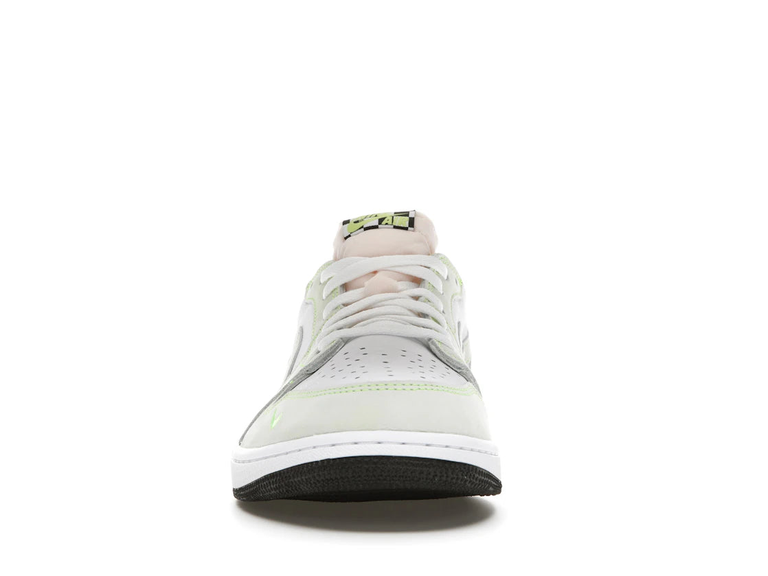 Jordan 1 Retro Low White Ghost Green Black
