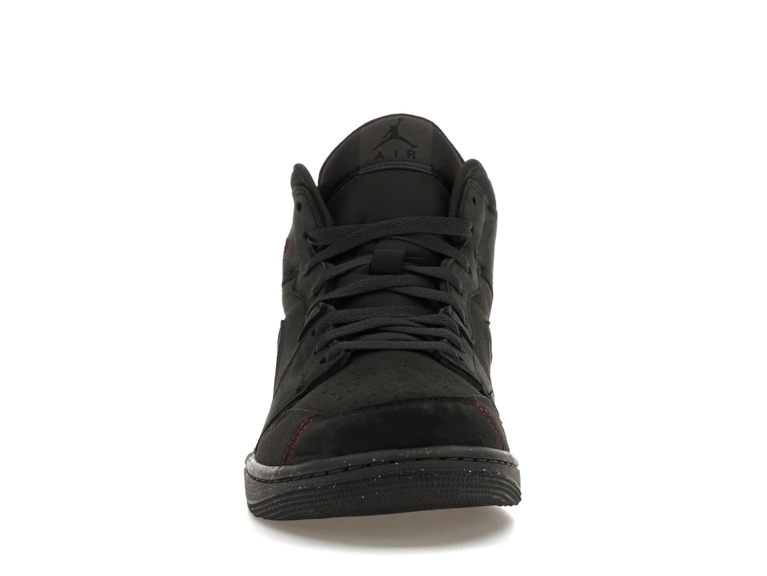 Jordan 1 Mid SE Craft Dark Smoke Red