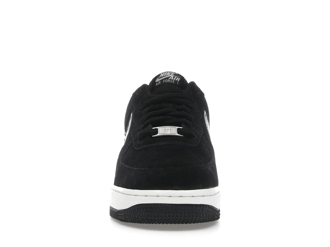 Nike Air Force 1 Low '07 LV8 Black Sail Embroidered Swoosh