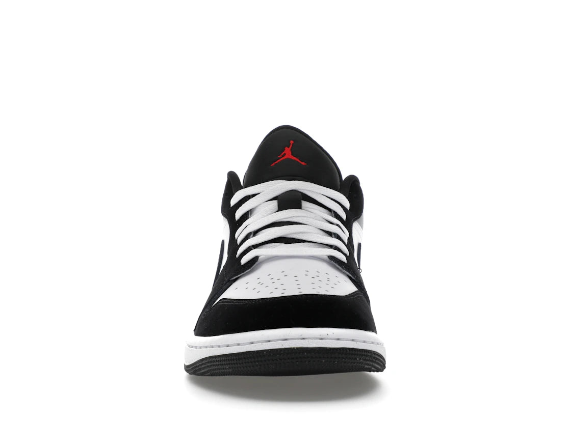 Jordan 1 Low SE White Fire Red Black Matte Silver