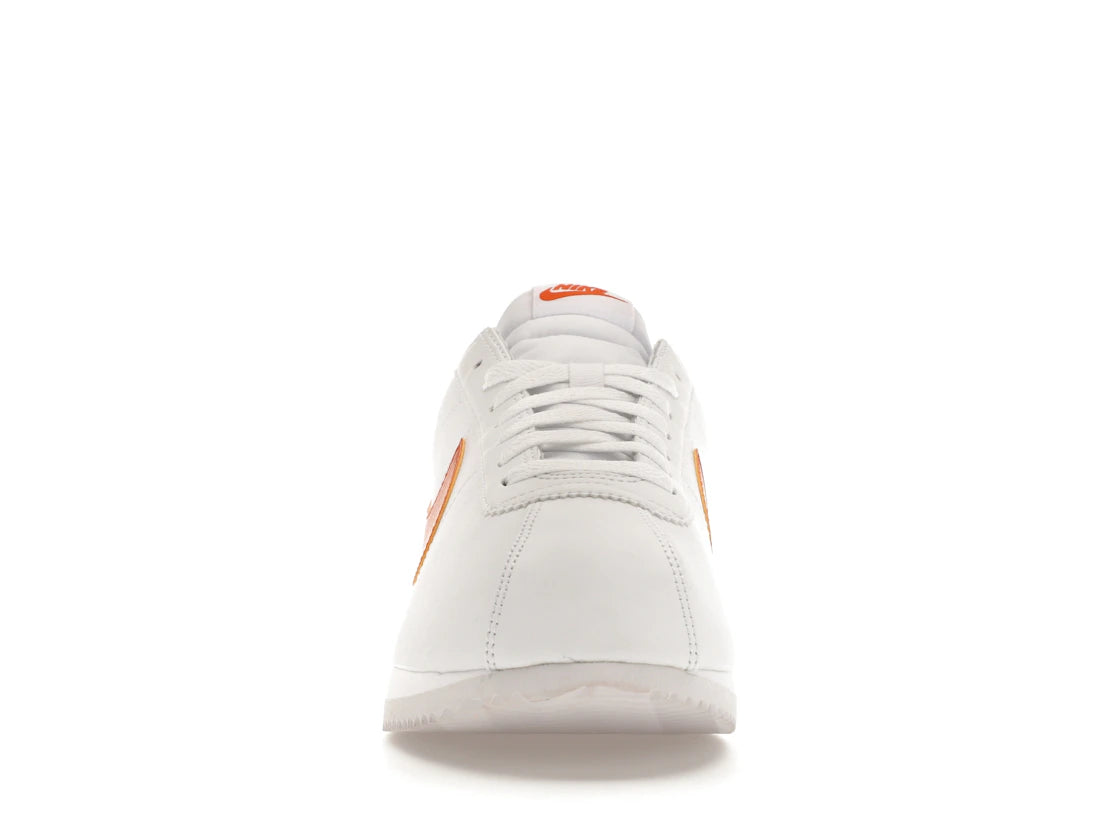 Nike Cortez White Campfire Orange