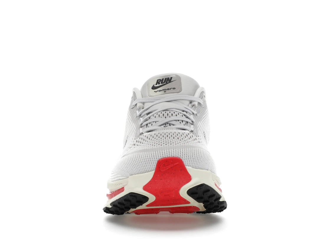 Nike Vomero 18 Platinum Tint Siren Red Light Smoke Grey Metallic Pewter