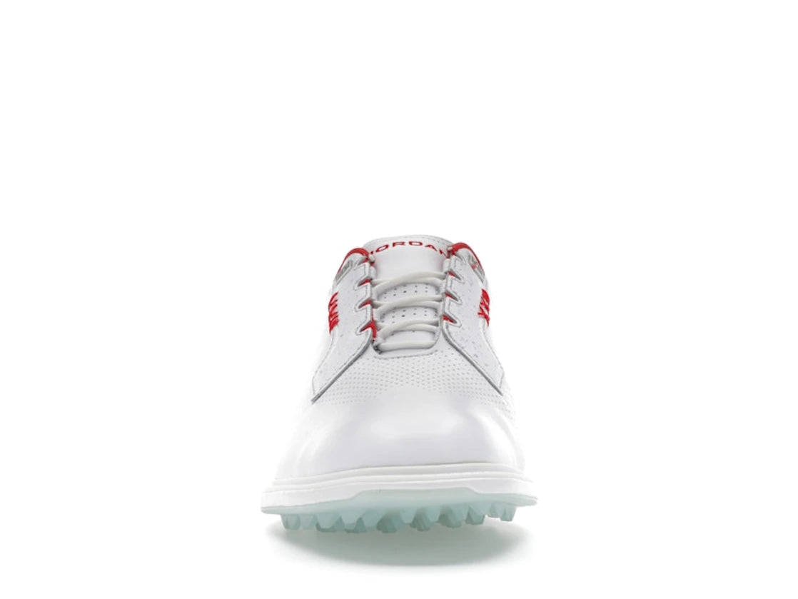 Jordan ADG 5 White Metallic Silver Blue Tint Fire Red (Wide)