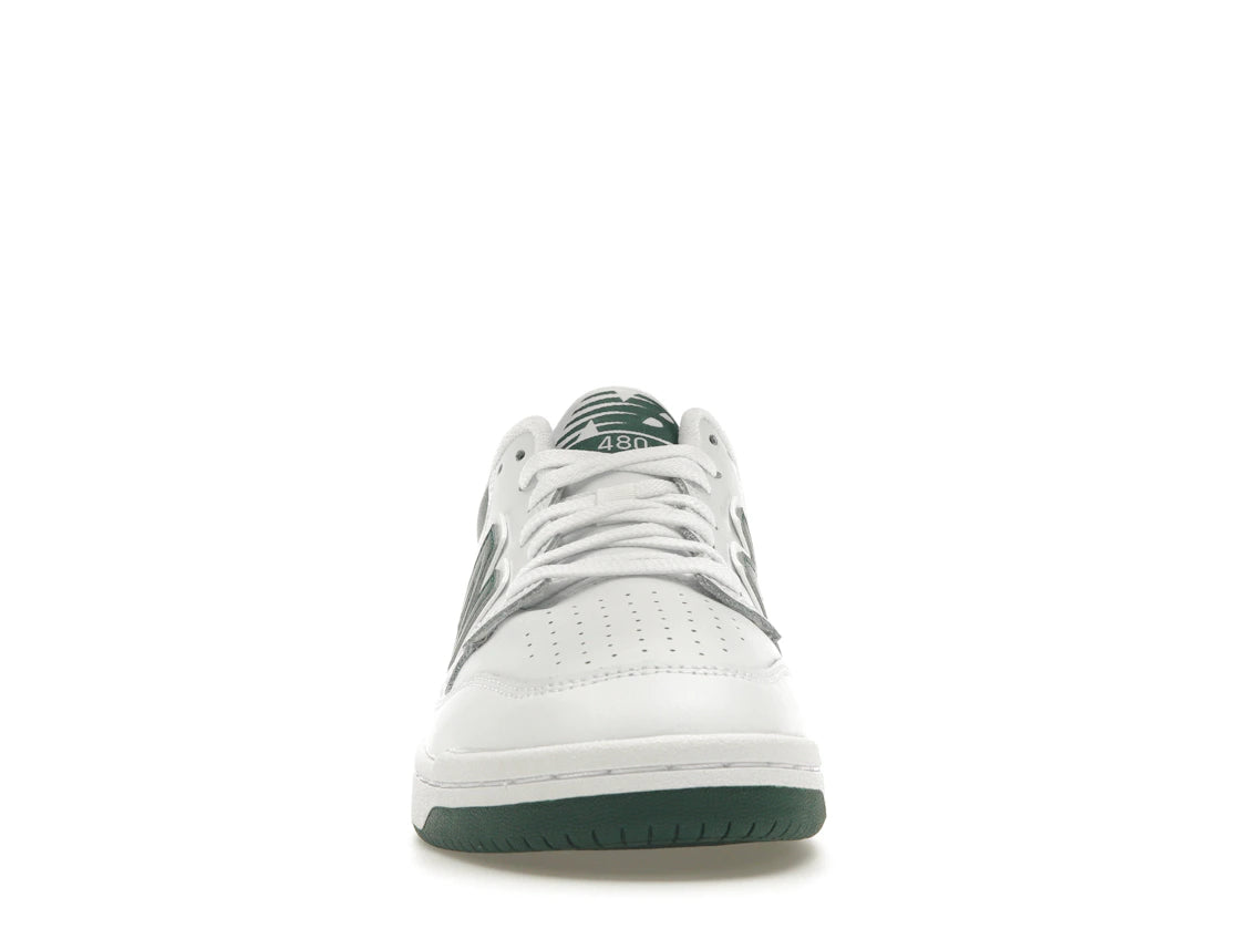 New Balance 480 Weiß Nachtsichtgrün - vue secondaire B