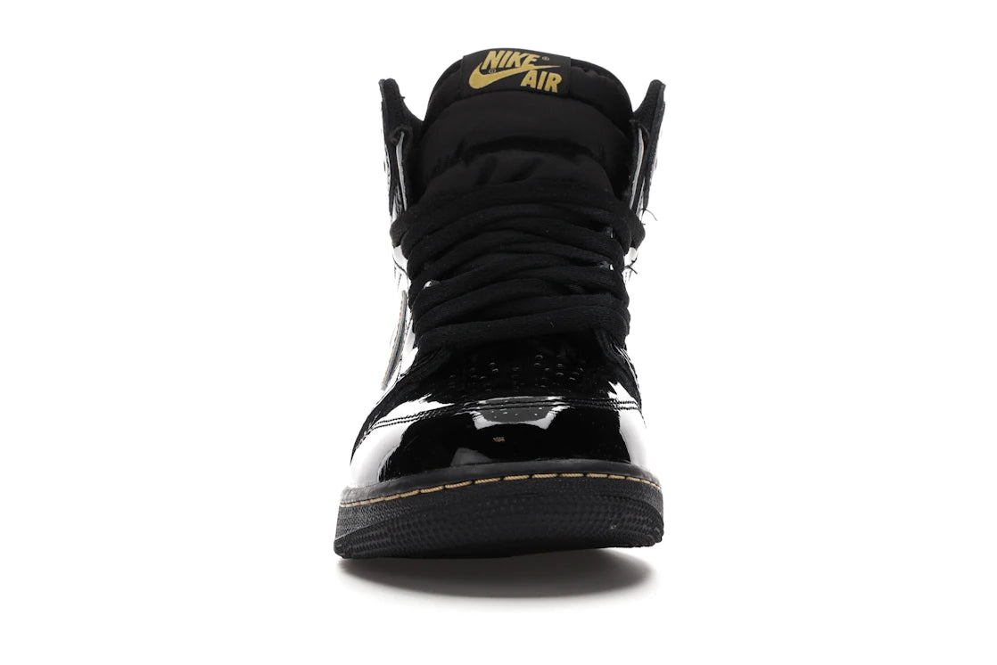 Jordan 1 Retro High Schwarz Metallic Gold (2020) (GS)