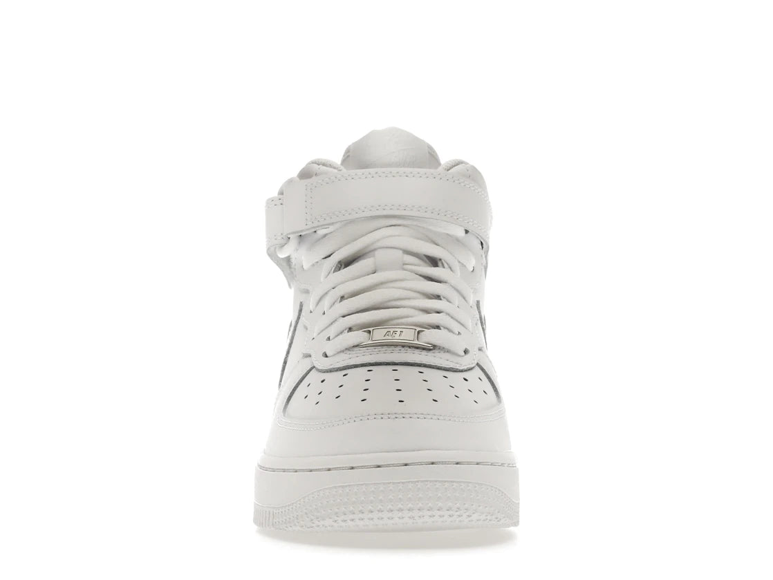 Nike Air Force 1 Mid LE Triple White (GS)