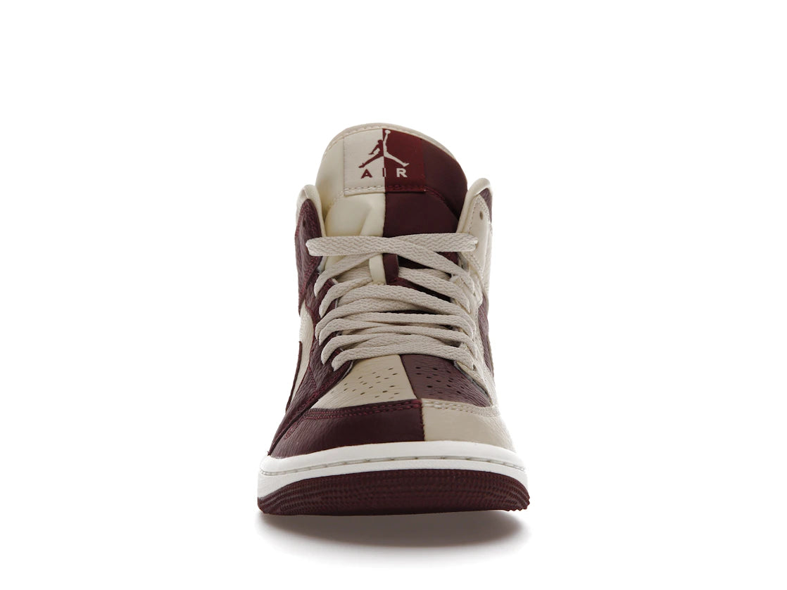 Jordan 1 Mid SE Split Beach Cherrywood Red (Women's)