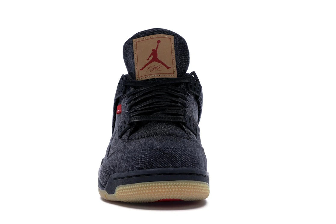 Jordan 4 Retro Levi's Schwarz (Etikett leer)