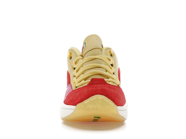 Reebok Question Low BBC Ice Cream Running Dog Yellow Red