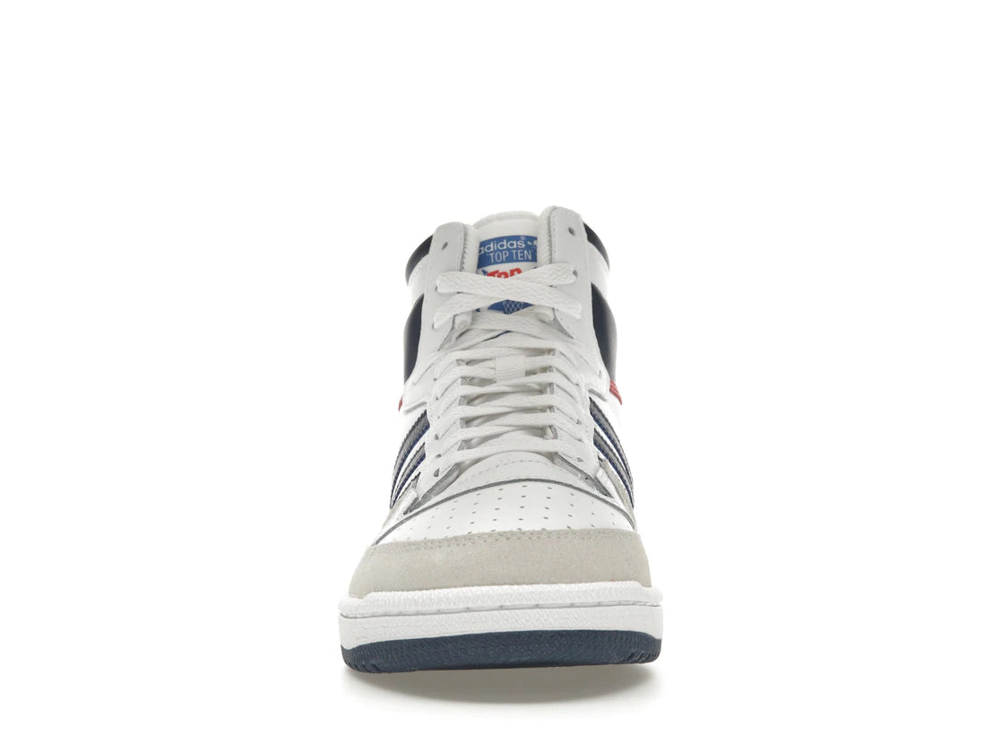 adidas Top Ten Hi White Navy Red - vue secondaire B
