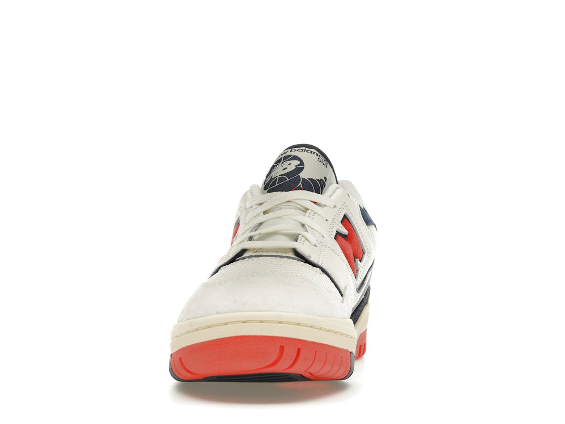 New Balance 550 Sea Salt Pack Blast Red