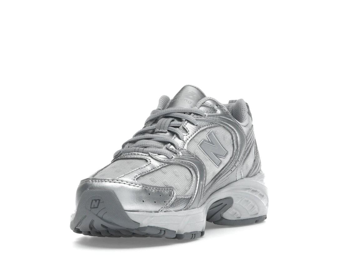 New Balance 530 Silver Metallic Raincloud Polka Dots