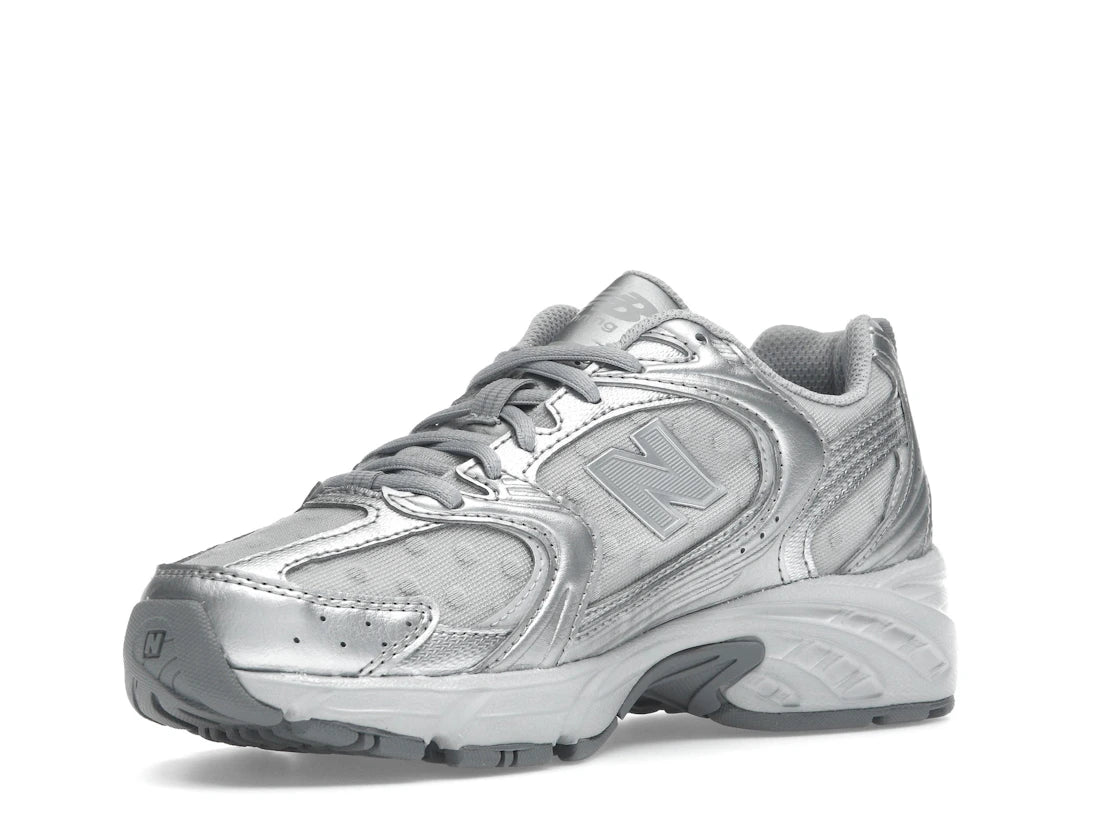 New Balance 530 Silver Metallic Raincloud Polka Dots
