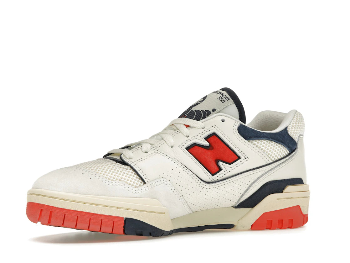 New Balance 550 Sea Salt Pack Blast Red