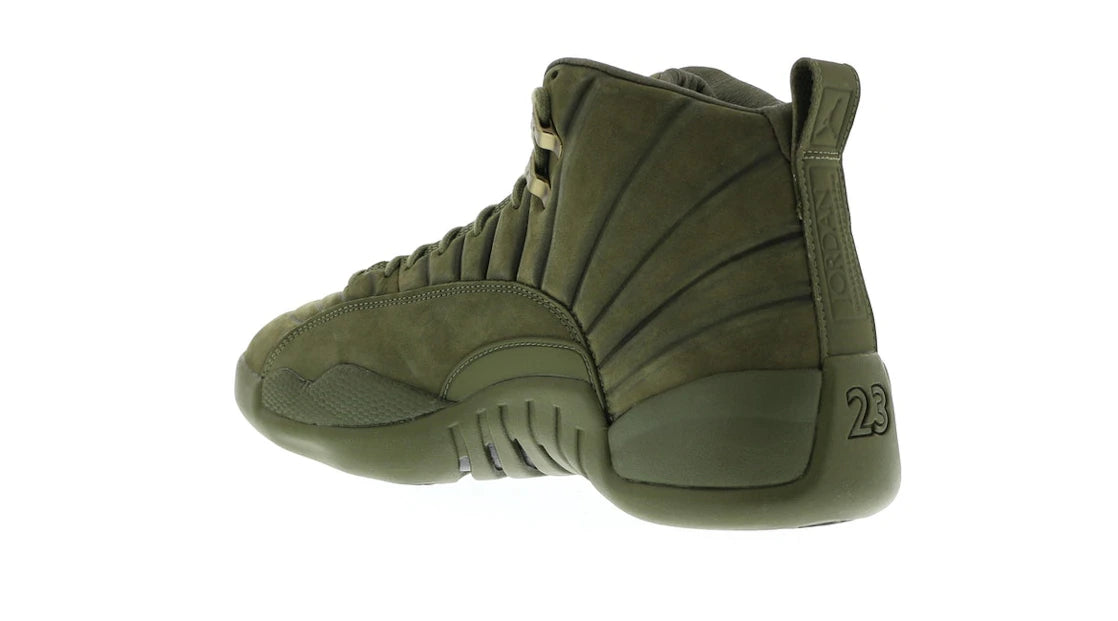 Jordan 12 Retro PSNY Olive - vue secondaire B