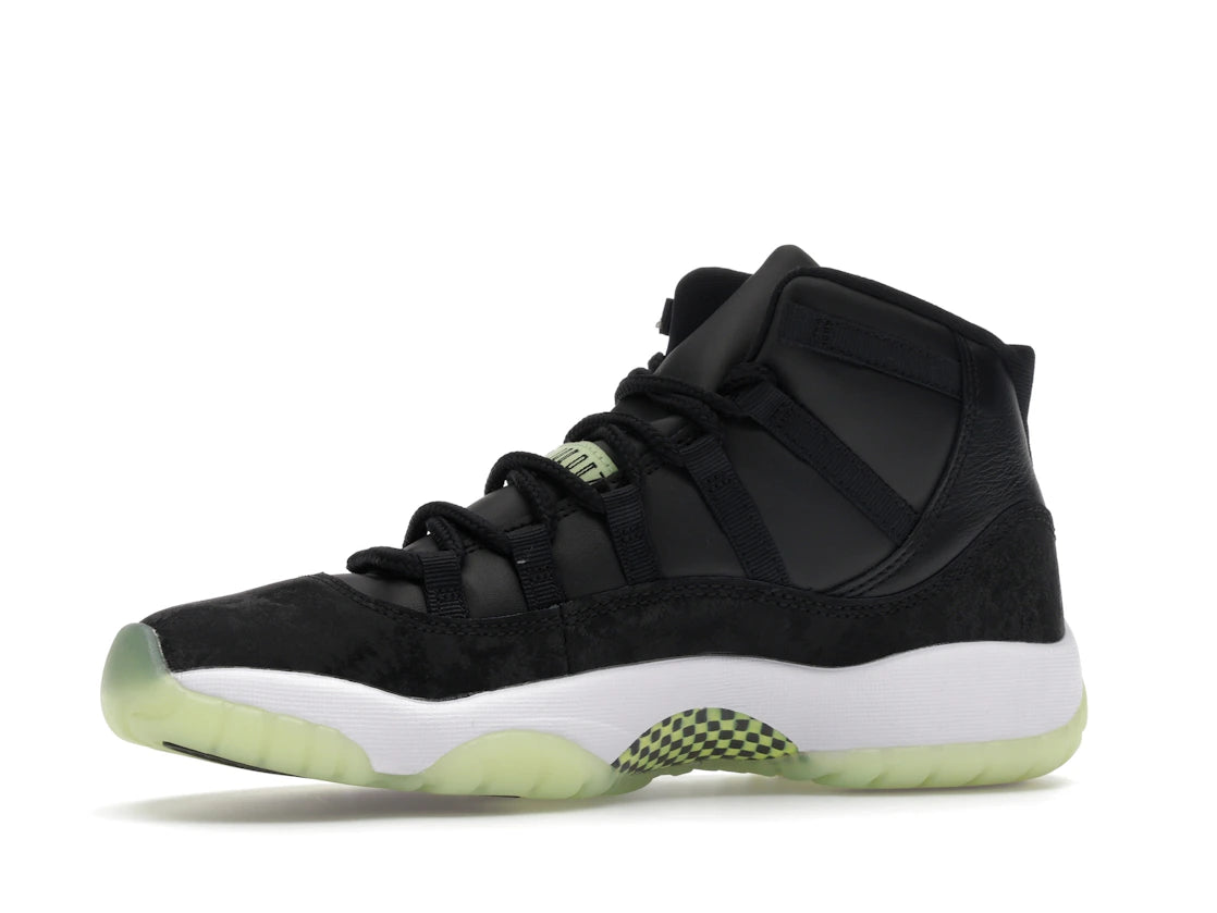 Jordan 11 Retro Black Barely Volt (GS)