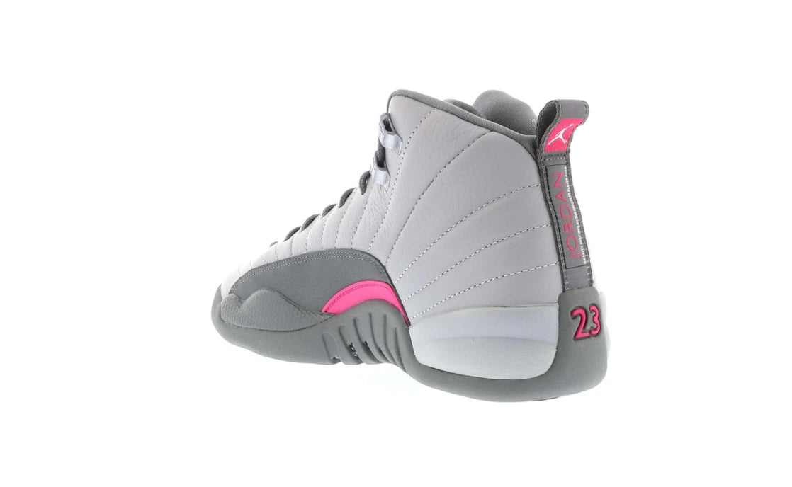 Jordan 12 Retro Wolf Grey Vivid Pink (GS) - vue secondaire B
