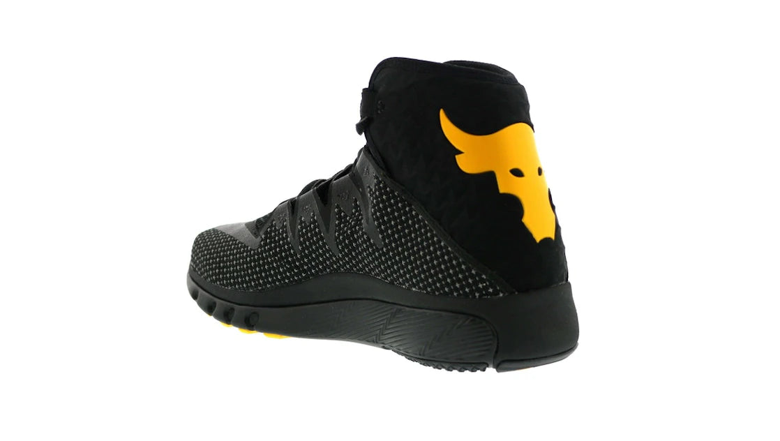 Under Armour The Rock Delta Black Yellow - vue secondaire B