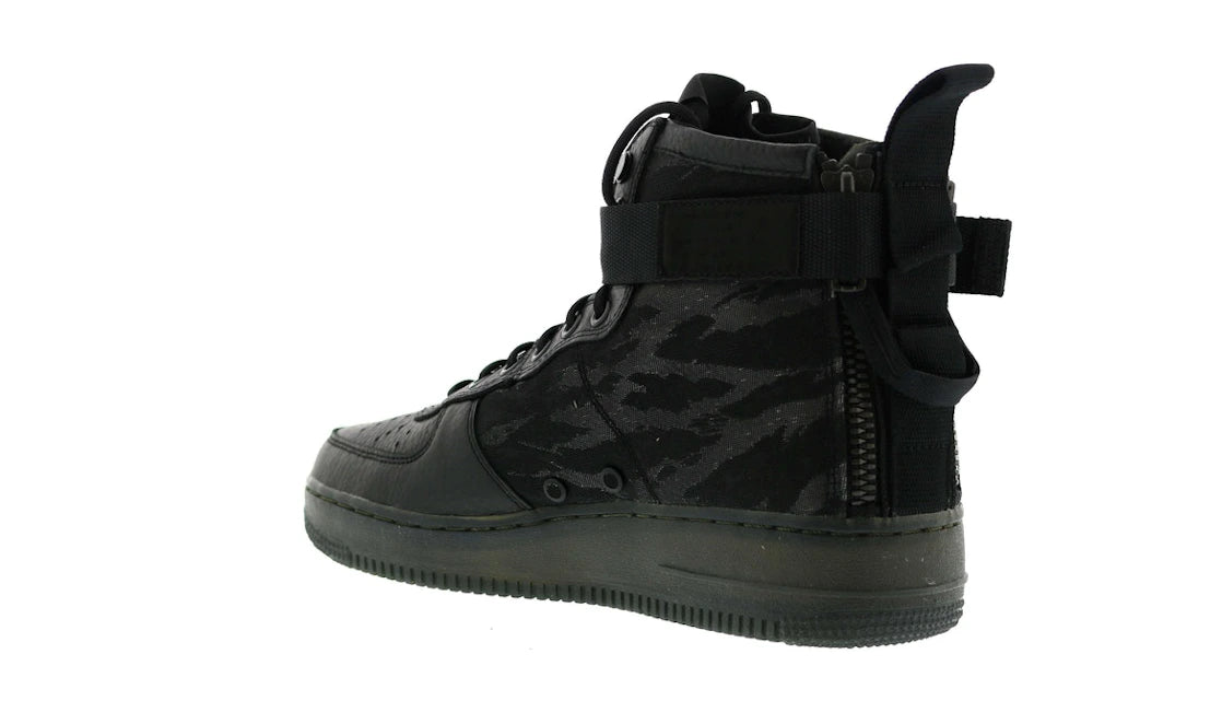 Nike SF Air Force 1 Mid Black Cargo Khaki - vue secondaire B