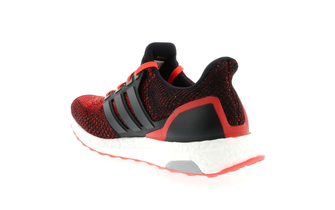 adidas Ultra Boost 2.0 Core Black Solar Red - vue secondaire B