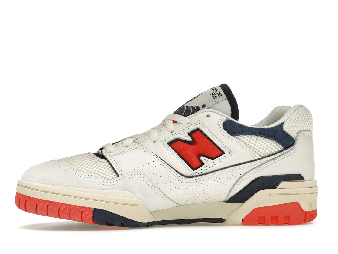 New Balance 550 Sea Salt Pack Blast Red