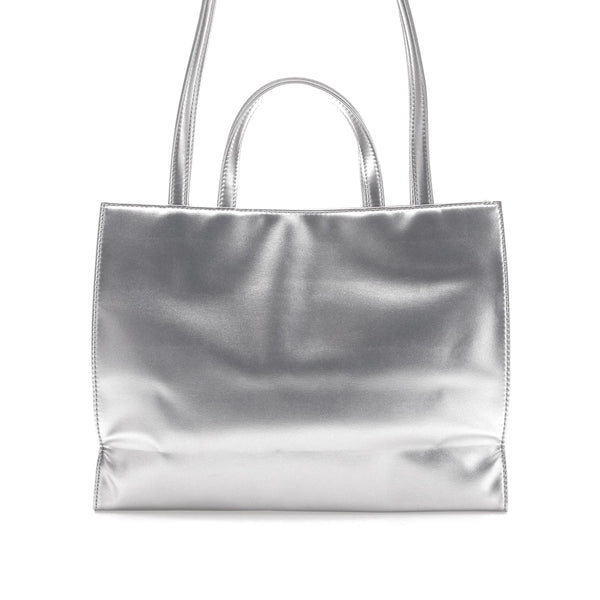 Telfar Shopping Bag Medium Silver