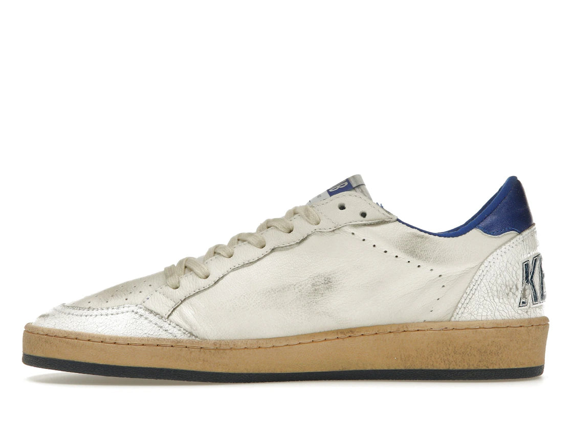 Golden Goose Ball-Star Low White Bluette
