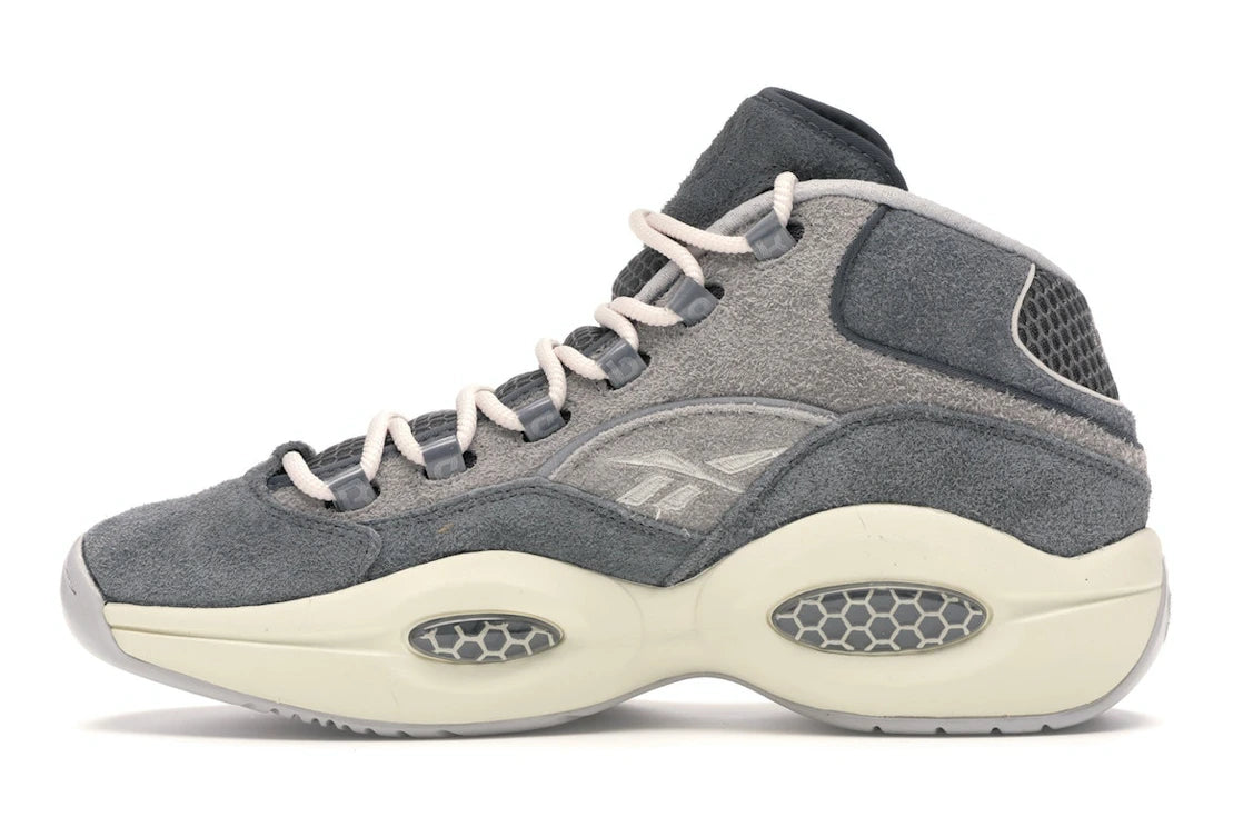 Reebok Question Mid Grey Suede