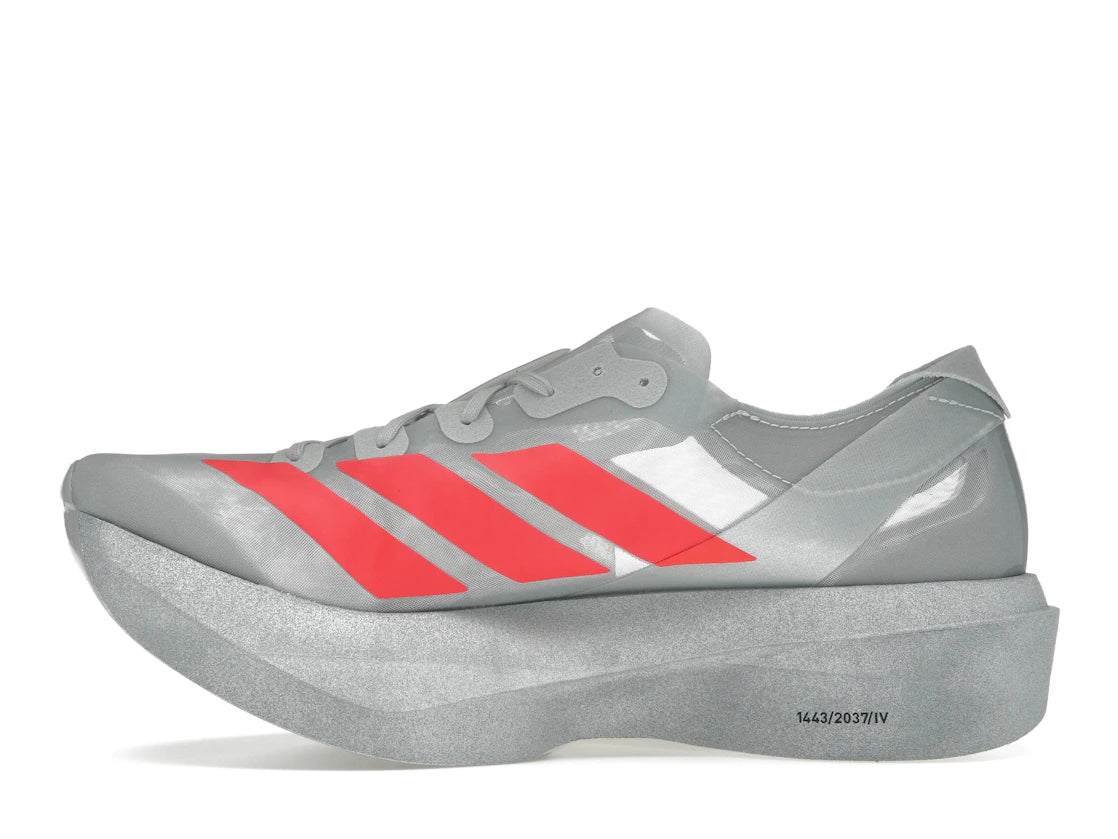 adidas Adizero Adios Pro Evo 2 Silver Metallic Lucid Red