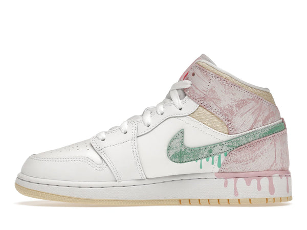 Jordan 1 Mid Paint Drip (GS)